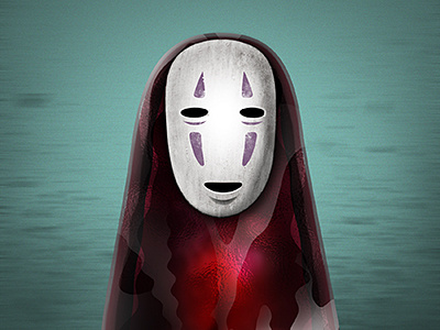 No-Face anime illustration spiritedaway