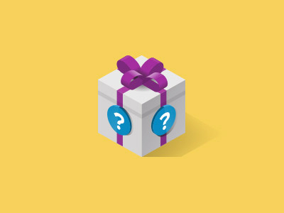 Gift Icon gift icon isometirc