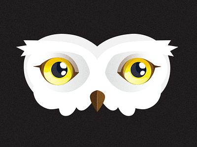Owl owl snowy white