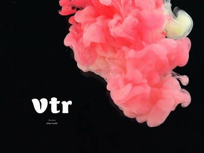Vtr - Graphics 2018 branding flat logo portfolio website