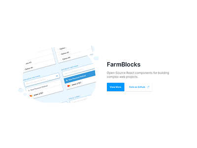 Farmblocks | Open-source React Components ⚛️ component design system farmblocks farmers market react whatsgood