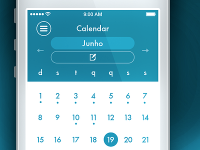 Calendar calendar flat ios ios7 test