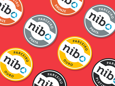 Nibo Partners - Badges accountant badges flat illustration nibo partners software ui