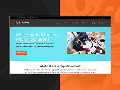 Bradleys Payroll accounting home page payroll website