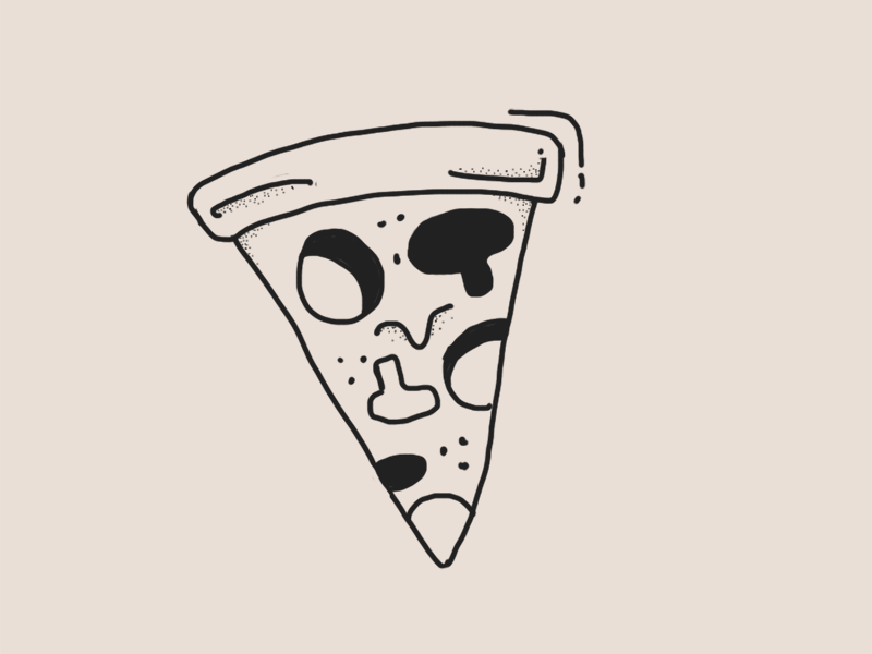 pizza time design draw graphic design illustration photoshop pizza