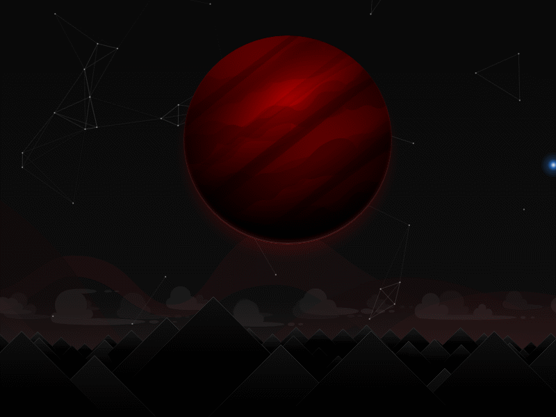 Animated Space Scene with SVG & CSS (and a tiny bit of JS) space js css svg animation