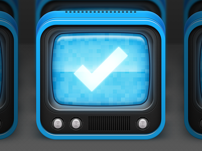 Episodes App Icon app icon episodes icon illustrated icon television television set tv tv set