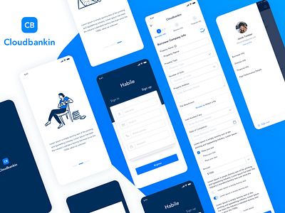 Cloud Bankin Mobile App mobile apps productdesign redesign uidesign uiux ux