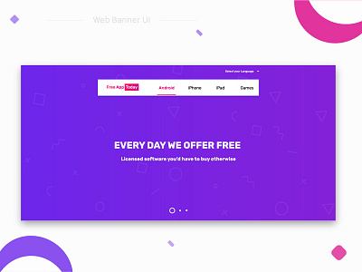 Website Banner UI