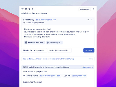 Client mail composer - One work platform attachment button component composer design system icons ios mac mac app macos mail rich text slider tabs templates