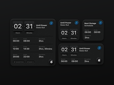 Load Shedding Widget  ⚡️  Eskom