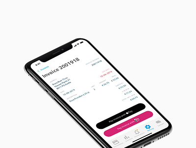 CCV iOS app apple pay ideal invoice design ios ios app