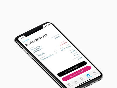 CCV iOS app apple pay ideal invoice design ios ios app