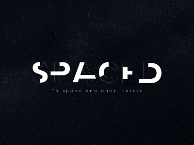 Spaced Challenge Logo Design - SPACED challenge by Dann petty