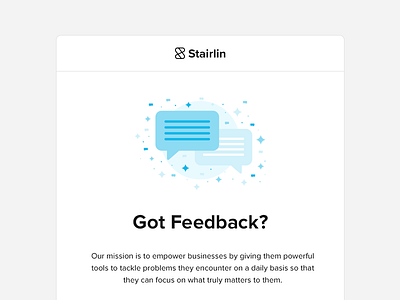 Stairlin Email Notifications clean email feedback illustration mail minimal notification ui ux