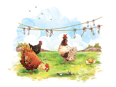 Confused chickens book chicken drawing hen illustration picturebook