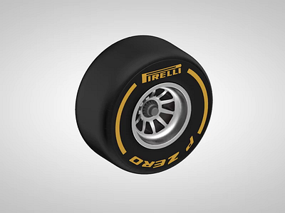 Pirelli tire - Formula 1 3d art animation cinema4d formula 1 formula one pirelli tires