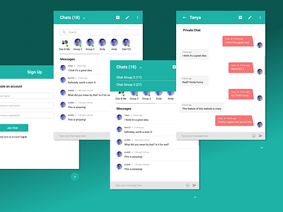 Chrome extension chat app