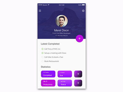 Simple ToDo App & Planner apps clean gradient minimal mobileapps planner planning simpleui todo