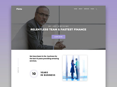 Minimal & Clean Business & Finance Website Design (FULL)