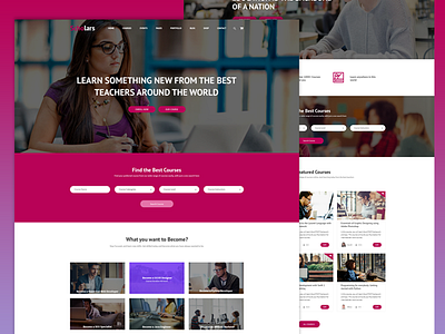 Education & LMS Template Design