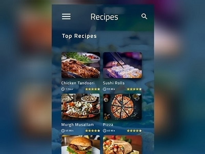 Recipes App UI Design app chicken creative food food app recipes ui ui design uiux
