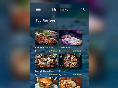 Recipes App UI Design