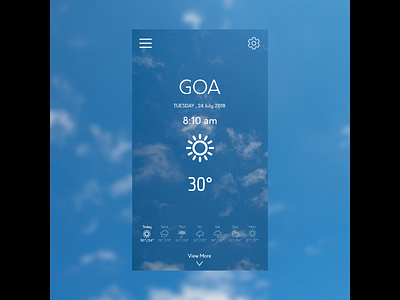 Weather App UI