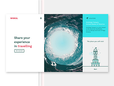 Wiskul clean travel ui website