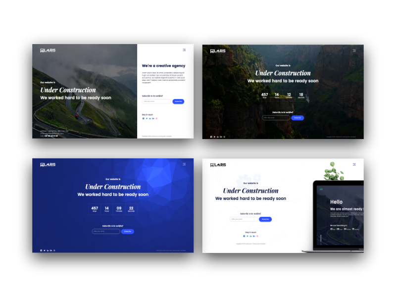 Coming Soon / Landing Page / One Page HTML Template by Laris Popa on ...