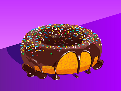 Devil art artist artwork creative donut drawing food graphic design illustration inspiration purple