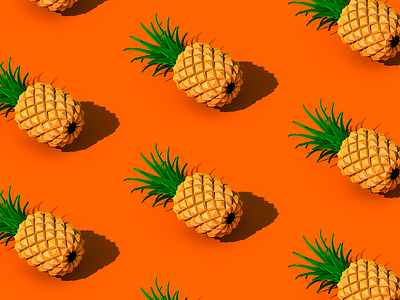 Pineapples 3d 3d art 3d modeling art c4d cinema4d design drawing isometric orange pattern pineapple
