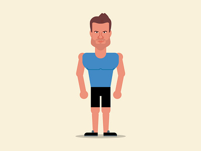 Personal Trainer avatar character character design coach fitness flat health illustration personal trainer portrait sport vector