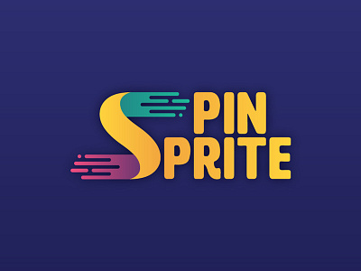 Spin Sprite Logo brand design brand identity branding identity logo logo brand logo design trade mark type type design type face typography