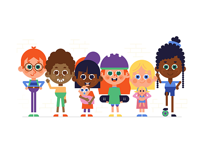 The Kids Are Alright character design characters children childrens hospital childrens illustration health health care illustration kids pediatrics vector