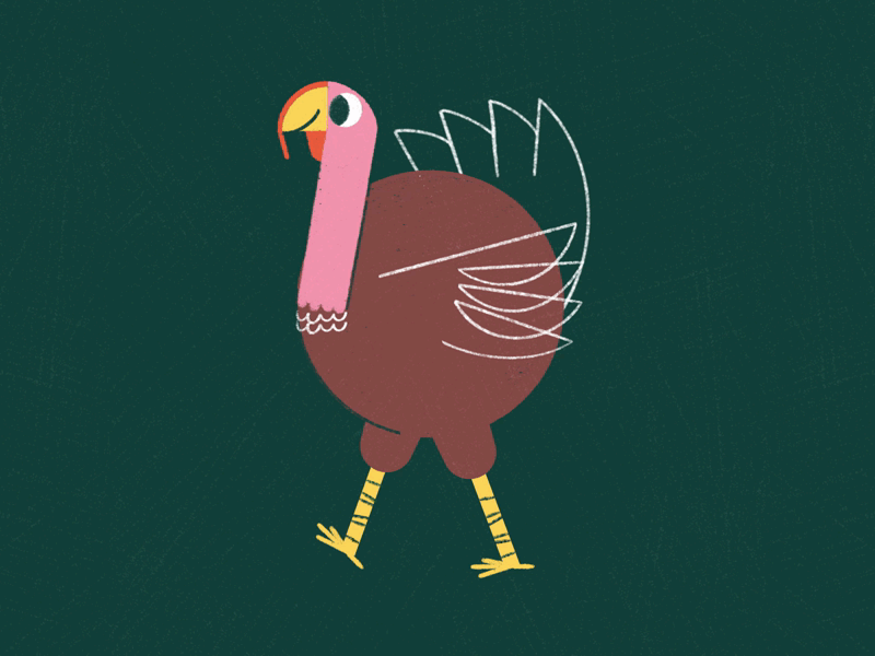 Jive Turkey! dance illustration limber turkey