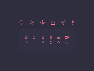 Icon Pack icon icon set icongraphic iconpack icons iconset line icon ui ux vector