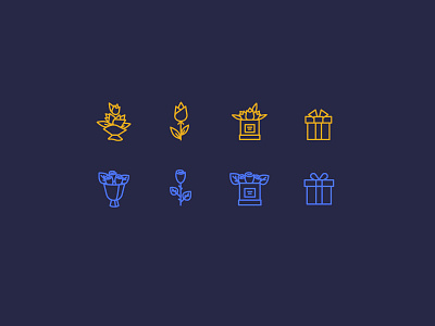 Flower Icon set