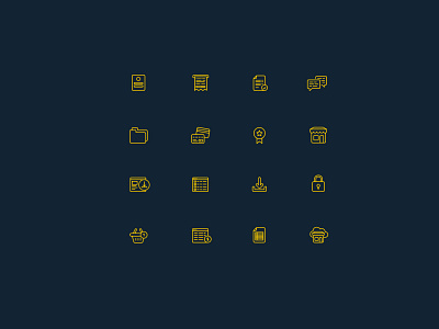 Icon Pack icon icondesign iconpack icons iconset line art line icon ui uiux