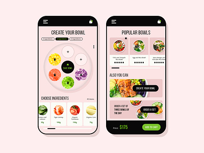 APP create bowl android app delivery appfood food app food app delivery food app ui food application ios ui ui ux ux ux ui