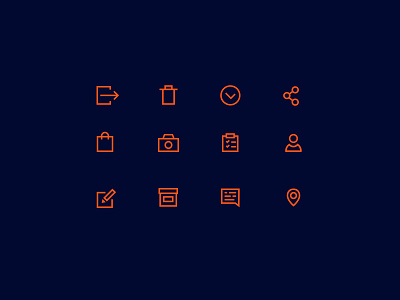 Icon Pack graphic design icon icon design icon line icon pack icon set icons symbol vector icon