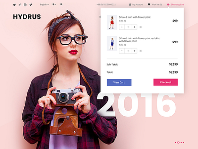 Hydrus. Home Page. ecommerse envato hydrus opencart psd theme themeforest ui ux web