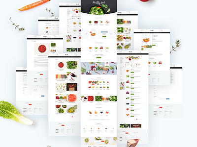 Ecommerce Food Template + Page Home for OpenCart by Marina Nichiporchuk ...