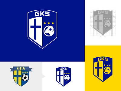 GKS Grebanin - redesign badge flat football logo sport vector