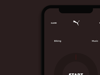 Puma App app gestures interaction concepts interface concept puma sports wear ui