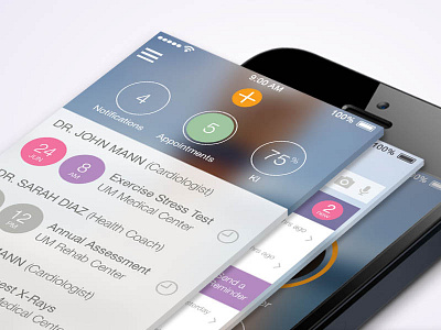 KOR iPhone design mobile app uiux