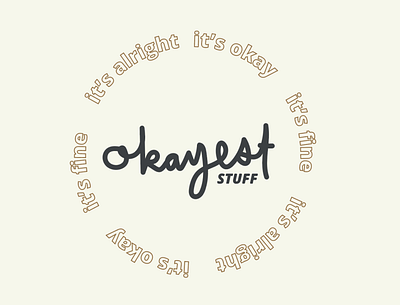 Okayest Stuff Logo Design brand branding design logo