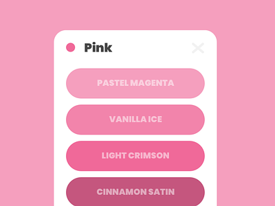Pink cards colors colorscheme swedish