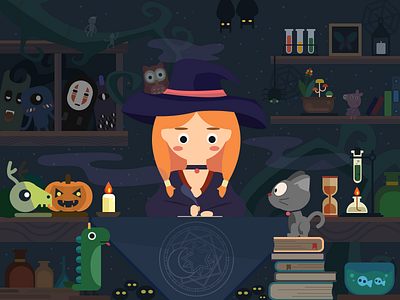 The Witch illustrations