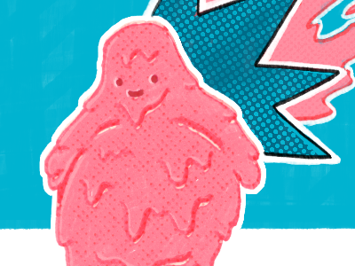 Pink Man illustration man pink sketch slime